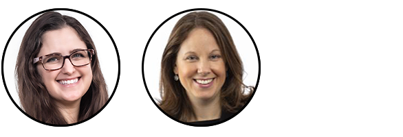 Kate Siegel and Jill Zucker